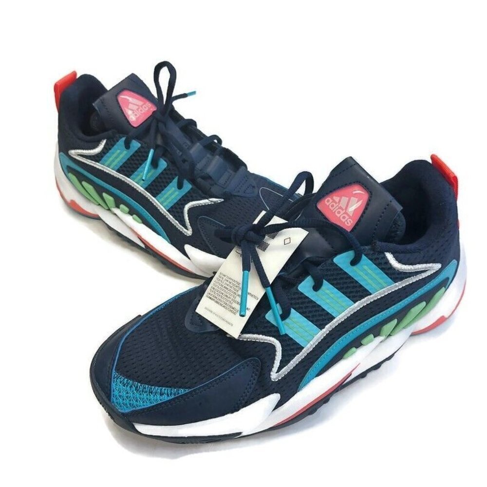 Adidas Crazy BYW 2.0 Basketball Shoes Mens Size 8.5 FY2207 Navy Blue Green - Picture 4 of 8